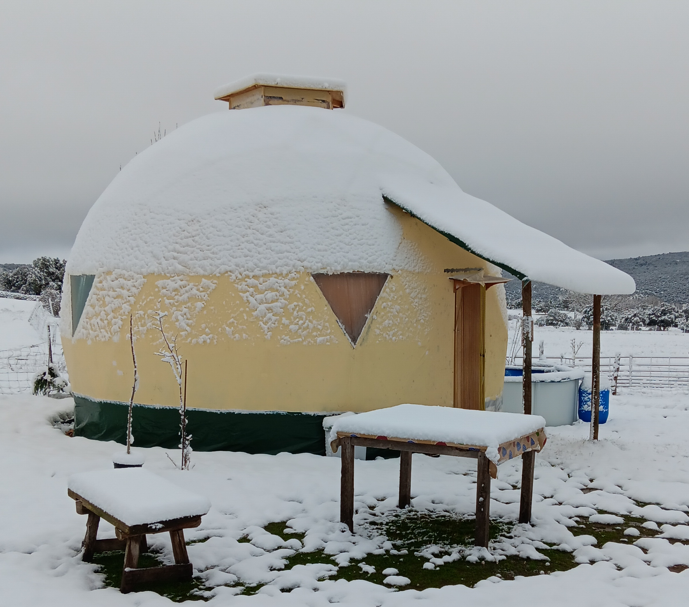domo con nieve